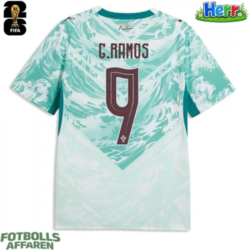 Portugal Goncalo Ramos #9 Bortatröja VM 2026 Kortärmad